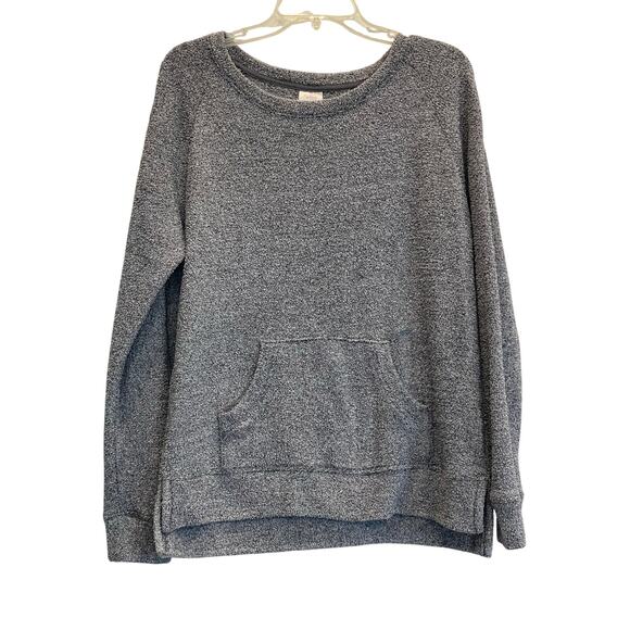 Secret Treasures Ladies gray cozy pajama sweatshirt top L - Picture 1 of 9